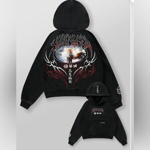 YoungLA Set Your Heart Ablaze Black Hoodie - Site is Sold Out!!!